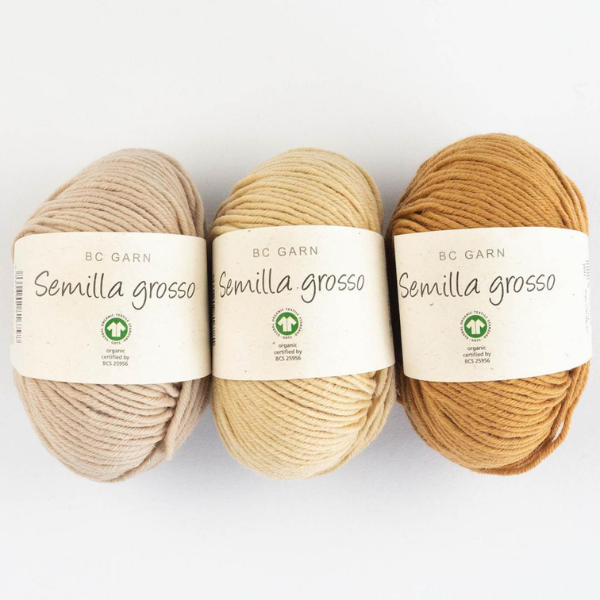 BC Garn Semilla Grosso GOTS - 001 Natur