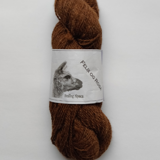 Fraling Alpaca Felix og Rosa (Mellembrun)