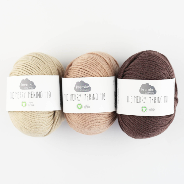 Kremke The Merry Merino 110 GOTS - 06 - Coffee