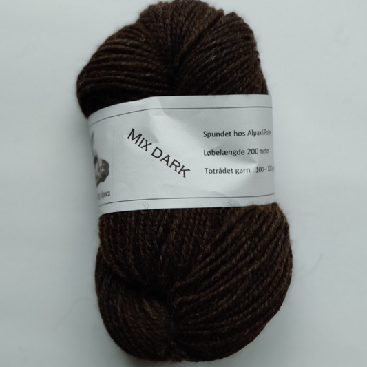 Fraling Alpaca Mix Dark (Mørkebrun)