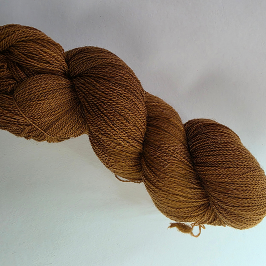 Ecoknitting Organic Merino HPF Lace - Nøddebrun