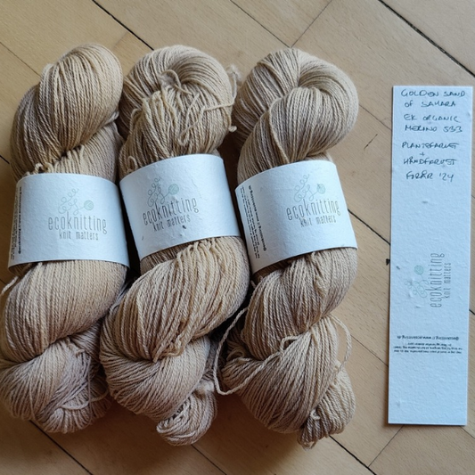 Ecoknitting Organic Merino 533 - Golden Sands of Sahara