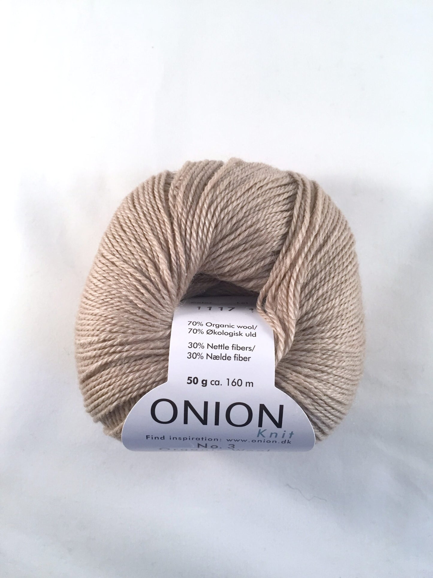 Onion No. 3 Organic Wool + Nettles 1117 Sand