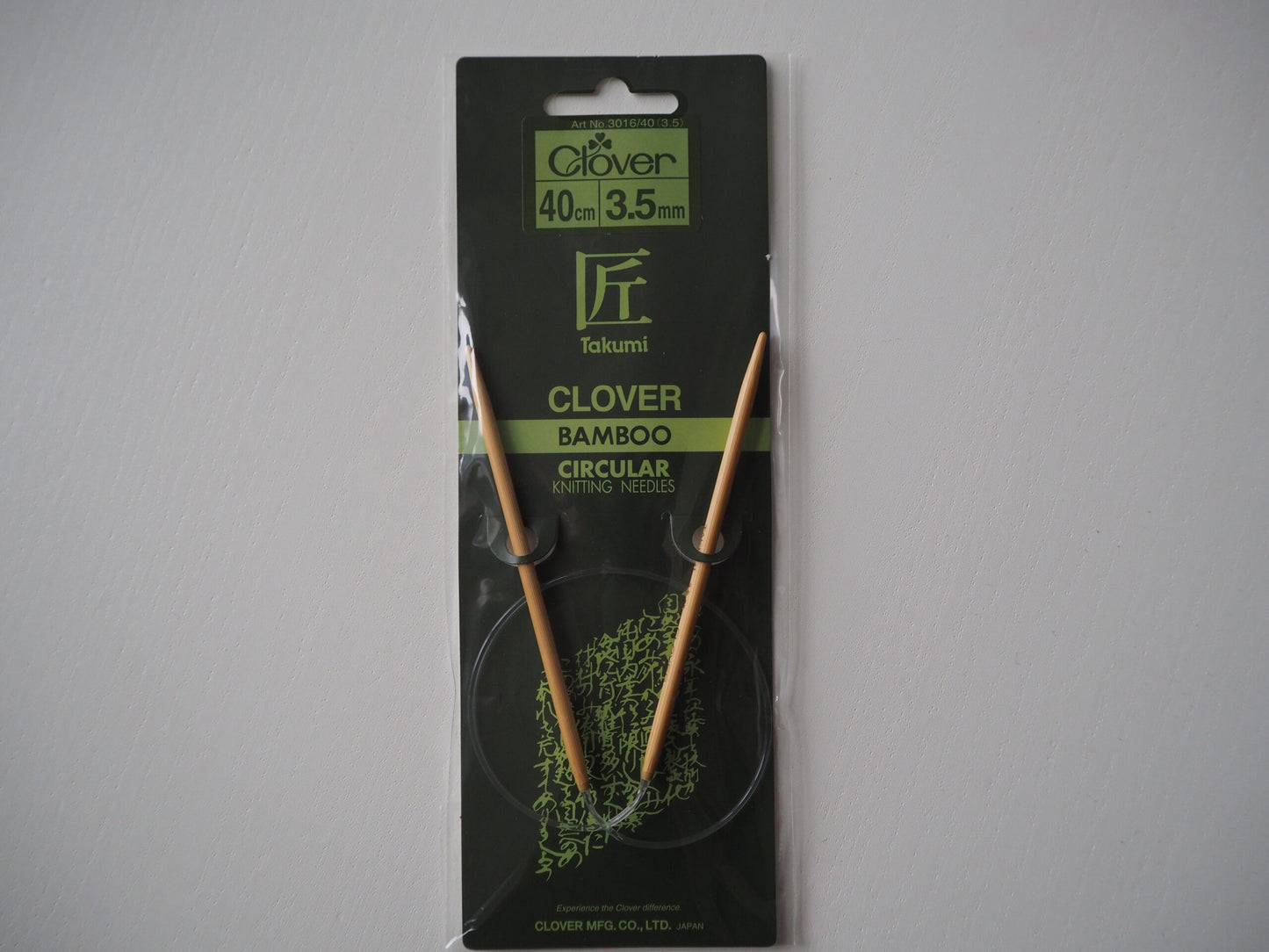 Clover Takumi Rundpinde Bambus 40cm 3,5mm