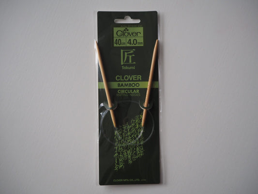 Clover Takumi Rundpinde Bambus 40cm 4,0mm