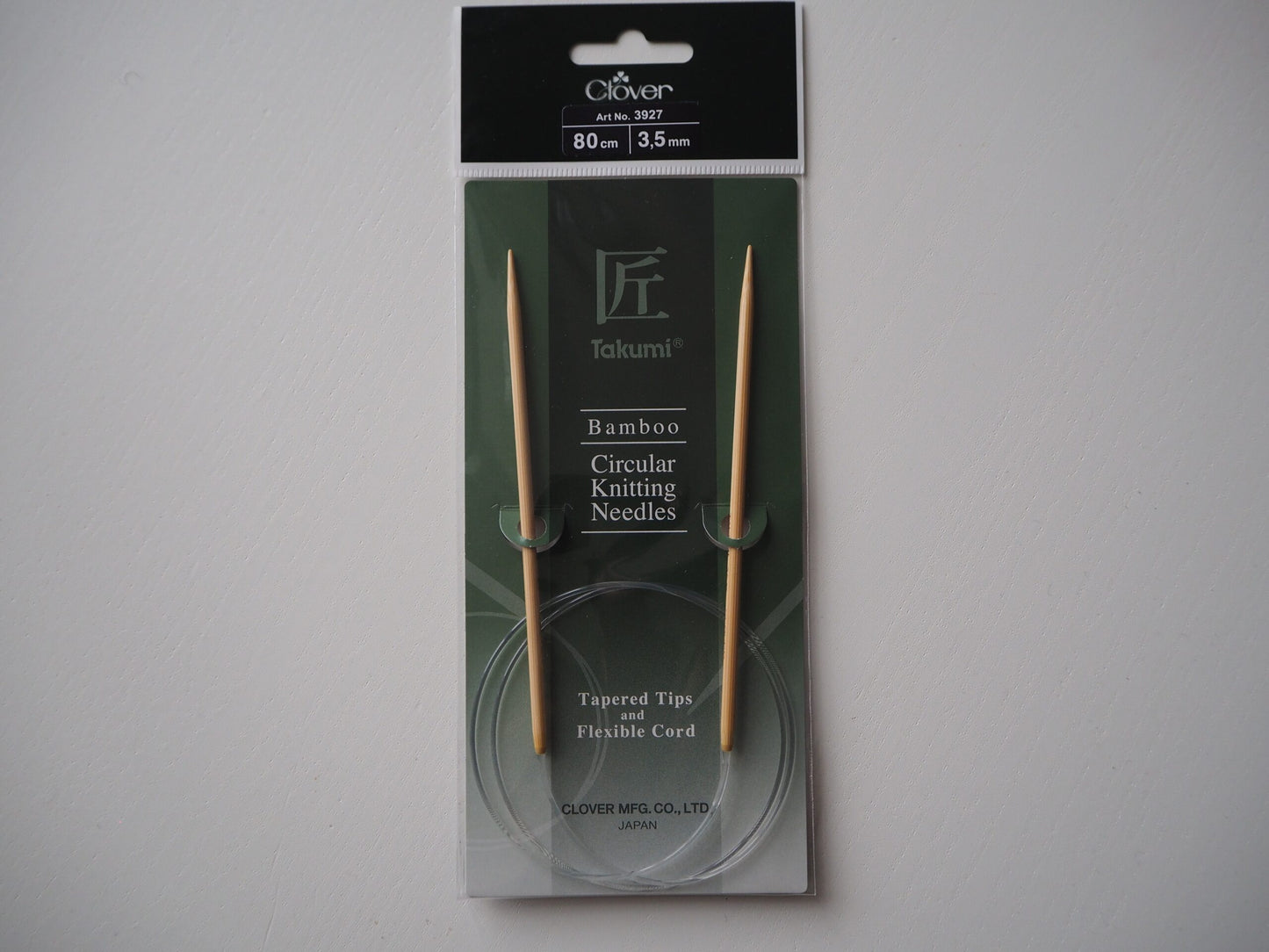 Clover Takumi Rundpinde Bambus 80cm 3,5mm