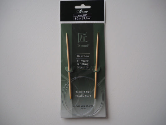 Clover Takumi Rundpinde Bambus 80cm 3,5mm