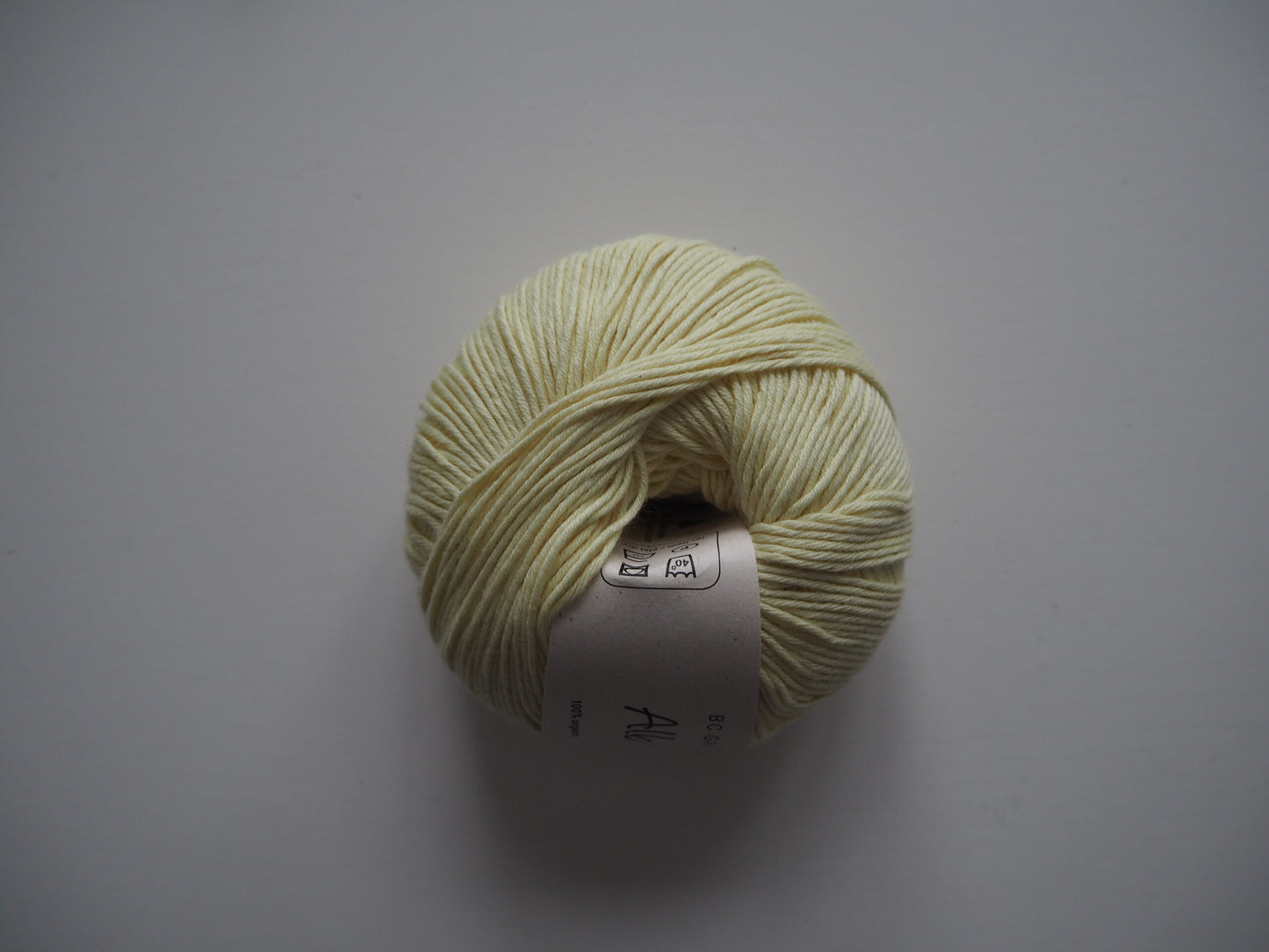 BC Garn Alba 07 Lys Gul