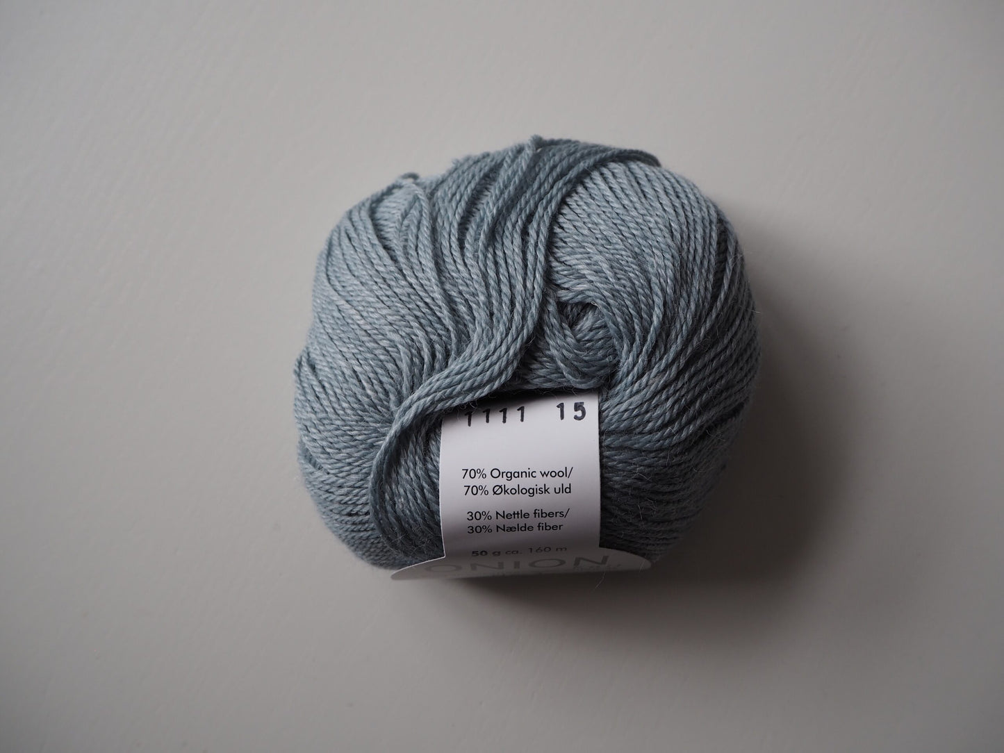 Onion No. 3 Organic Wool + Nettles 1111 Douce Grøn