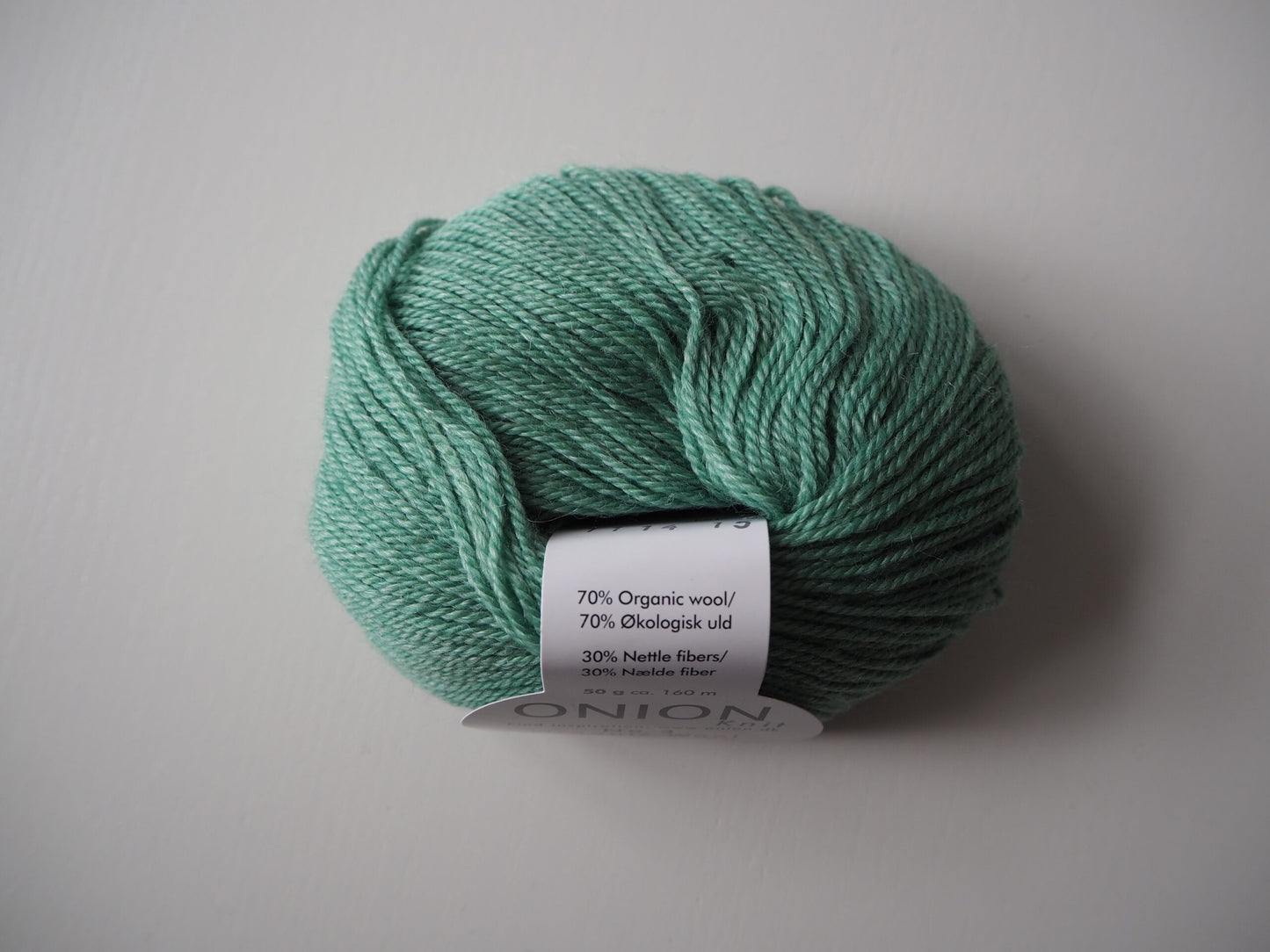 Onion No. 3 Organic Wool + Nettles 1114 Lys Grøn