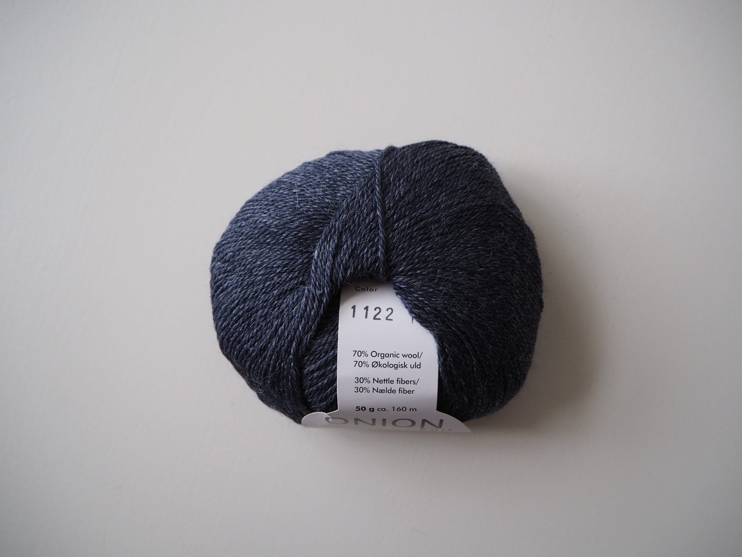 Onion No. 3 Organic Wool + Nettles 1122 Mørk Blå