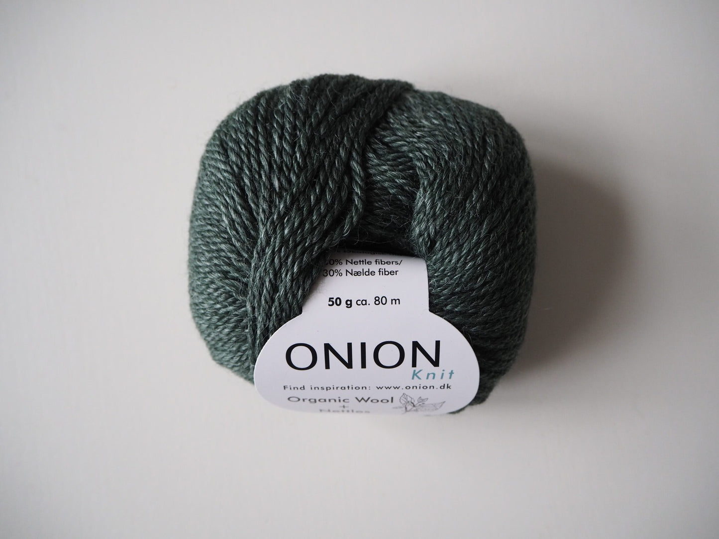 Onion No. 6 Organic Wool + Nettles 606 Flaskegrøn