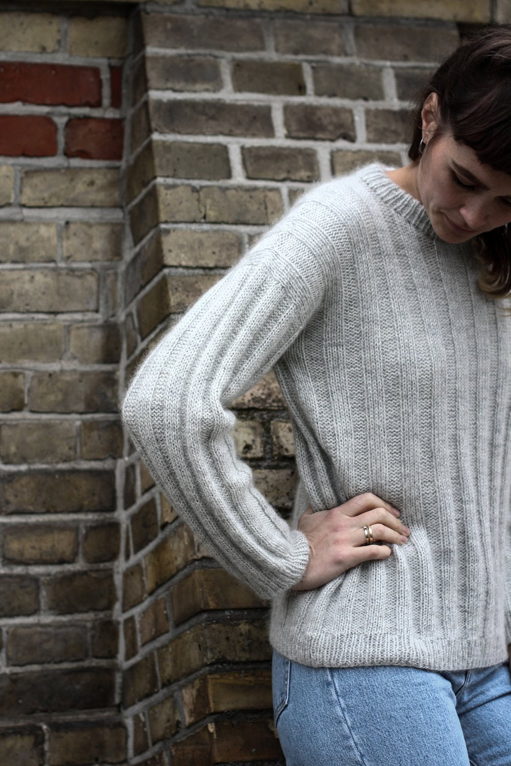 Striber På Langs-Sweater - PetiteKnit