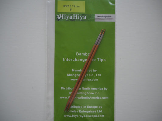 HiyaHiya Bamboo Udskiftelige Rundpinde 3,0 mm