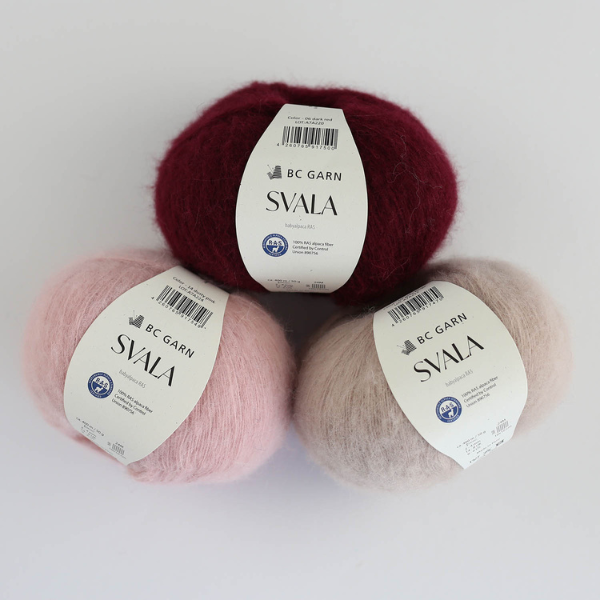 BC Garn Svala - 02 - Lys gammelrosa