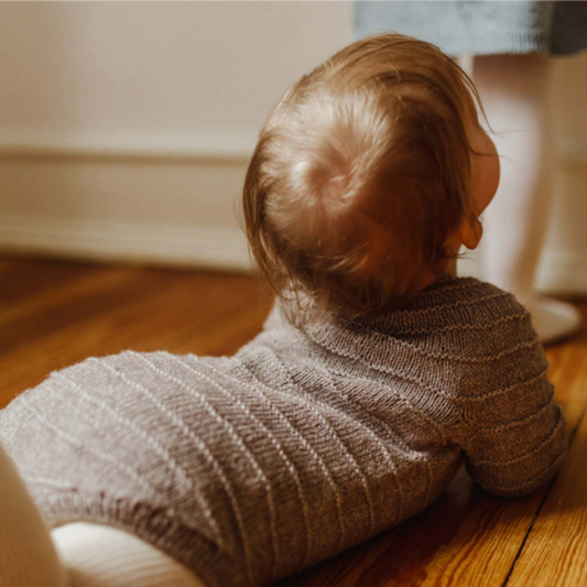 Elano - Langærmet bodystocking til baby - KUN opskrift