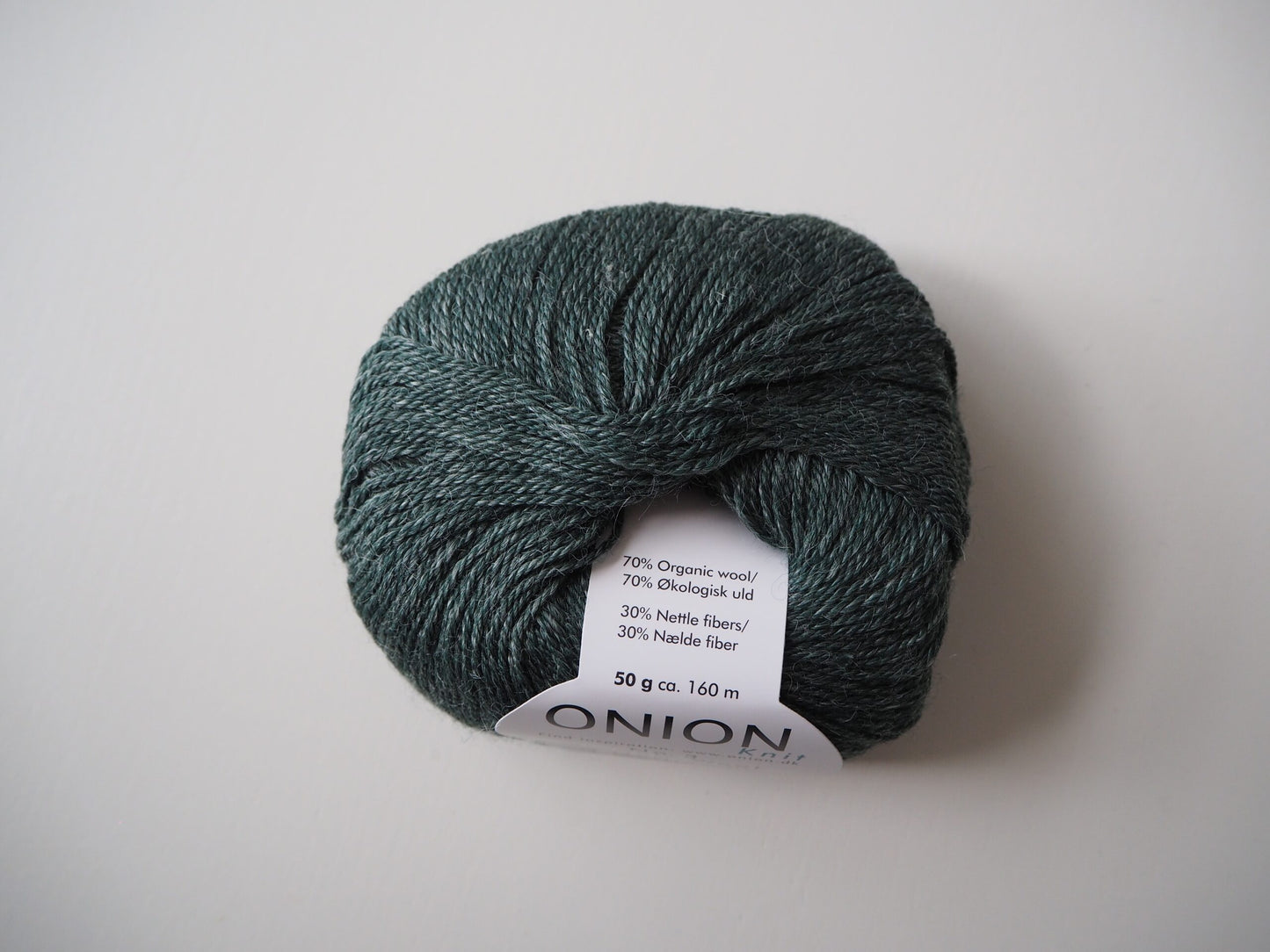 Onion No. 3 Organic Wool + Nettles 1106 Flaskegrøn