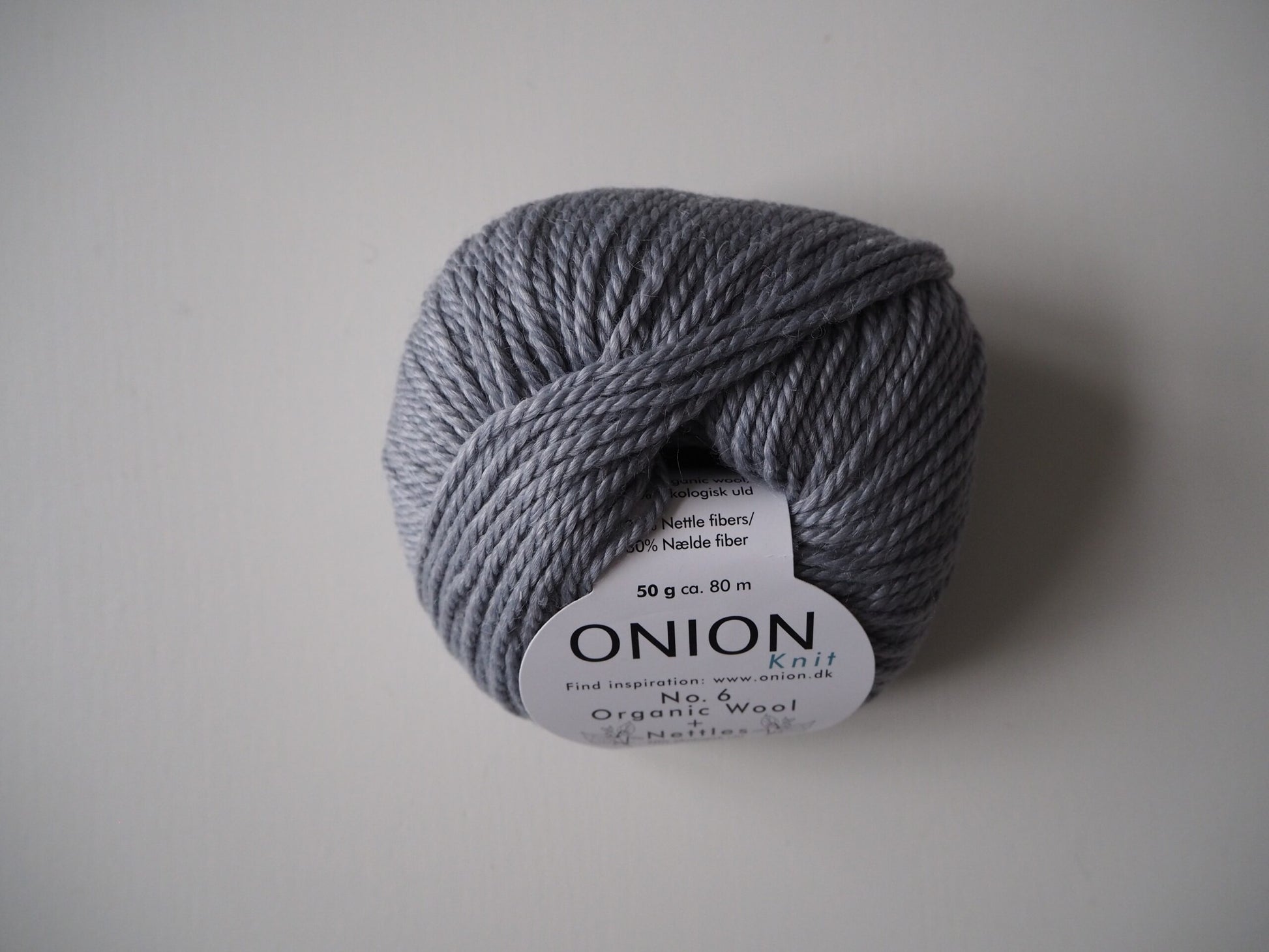 Onion No. 6 Organic Wool + Nettles 605 Grå