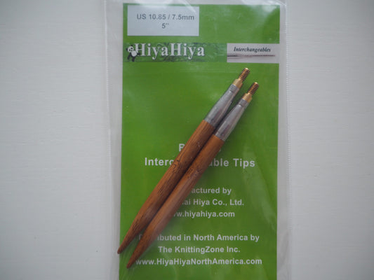 HiyaHiya Bamboo Udskiftelige Rundpinde 7,5 mm