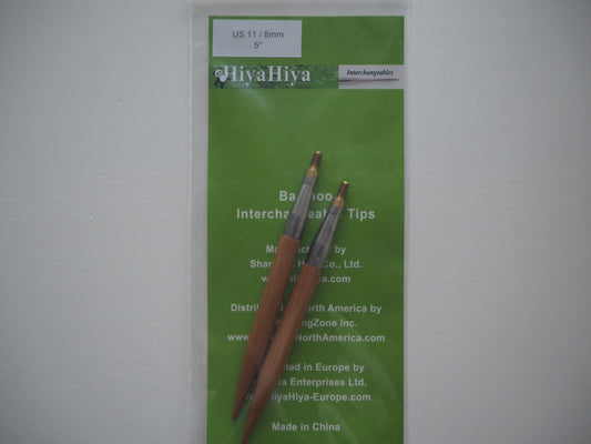 HiyaHiya Bamboo Udskiftelige Rundpinde 9,0 mm